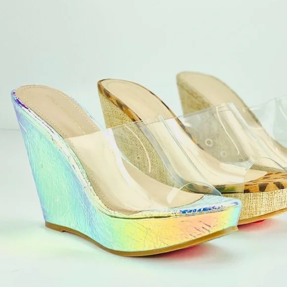 Iridescent clear wedge - Picture 1 of 7